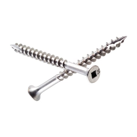 Simpson Strong-Tie Simpson Strong-Tie No. 10 X 2.5 in. L Square Stainless Steel Coarse Exterior Wood Screw 82 pk S10250DB1